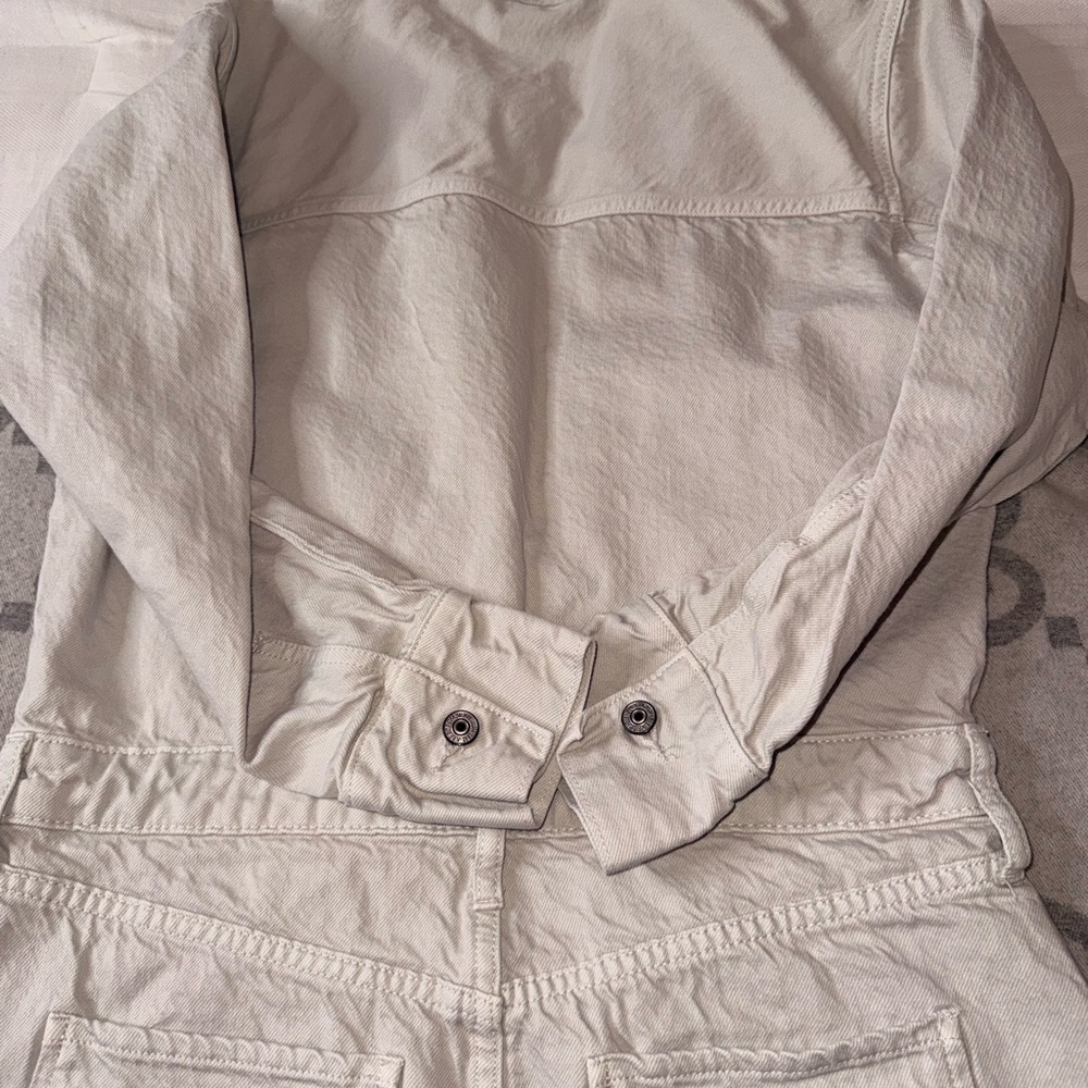 Abercrombie & Fitch Denim Shirt Dress, Grey - Picture 11 of 11